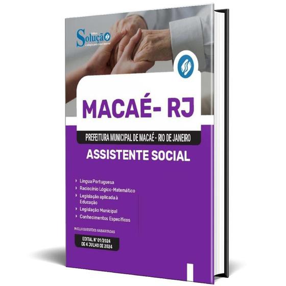 Imagem de Apostila Prefeitura De Macaé Rj 2024 - Assistente Social