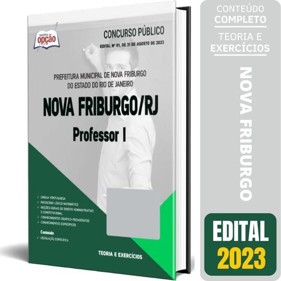 Imagem de Apostila Prefeitura De Nova Friburgo Rj 2023 - Professor I