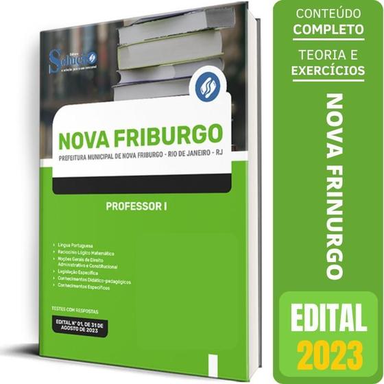 Imagem de Apostila Prefeitura De Nova Friburgo Rj 2023 - Professor I