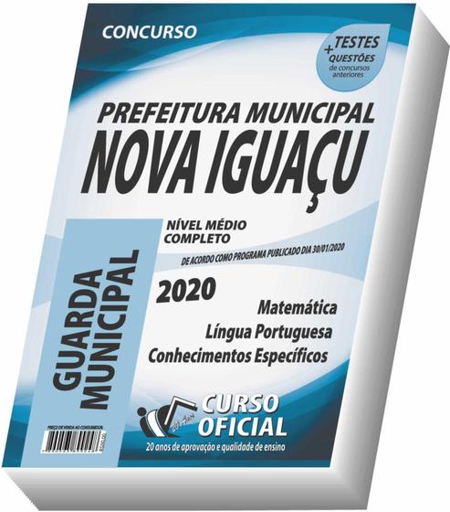 Imagem de Apostila Prefeitura De Nova Iguaçu - Guarda Municipal