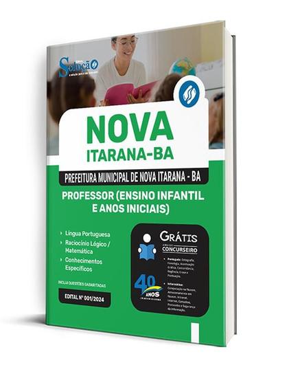 Imagem de Apostila Prefeitura de Nova Itarana - BA 2024 - Professor (Ensino Infantil e Anos Iniciais)