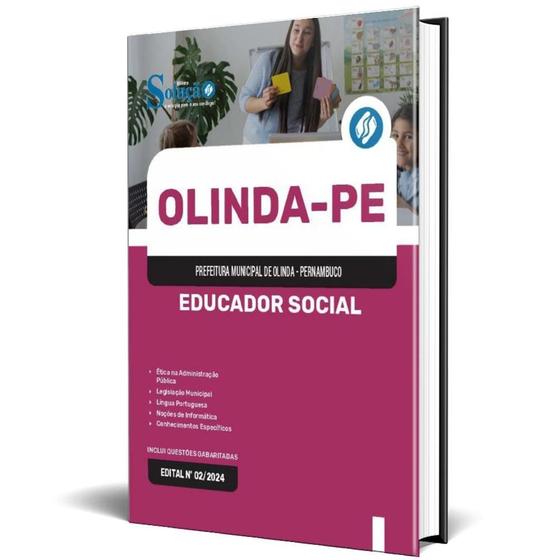 Imagem de Apostila Prefeitura De Olinda Pe 2024 - Educador Social