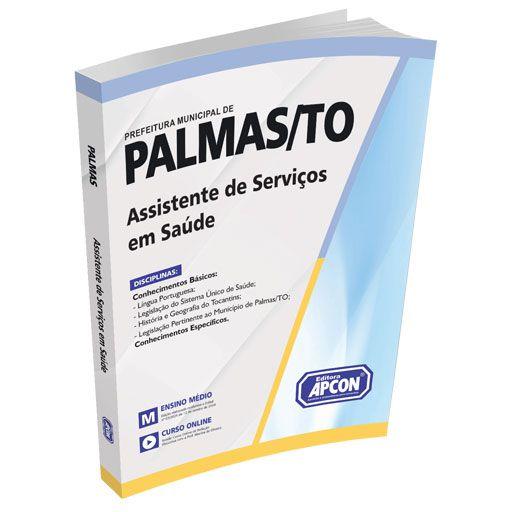Imagem de Apostila Prefeitura de Palmas (TO) 2024 - Assistente de Serviços em Saúde
