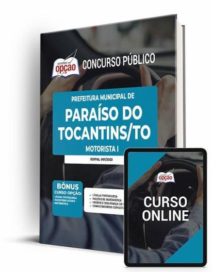 Imagem de Apostila Prefeitura de Paraíso do Tocantins - TO - Motorista I