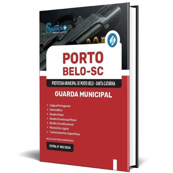 Imagem de Apostila Prefeitura De Porto Belo Sc 2024 - Guarda Municipal