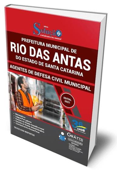 Imagem de Apostila Prefeitura de Rio das Antas - SC - Agentes de Defesa Civil Municipal - Editora Solução