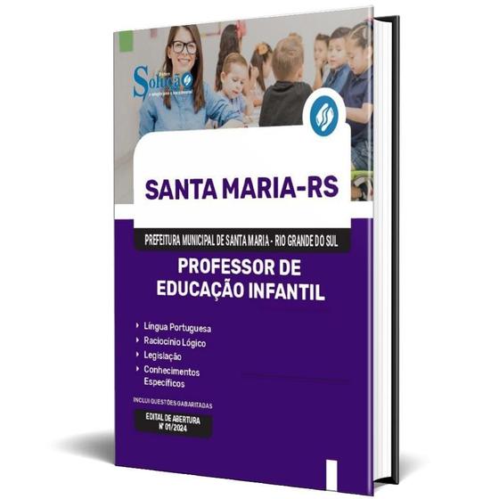 Imagem de Apostila Prefeitura de Santa Maria - RS 2024 - Professor de Educação Infantil