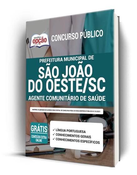 Imagem de Apostila Prefeitura de São João do Oeste - SC - Agente Comunitário de Saúde