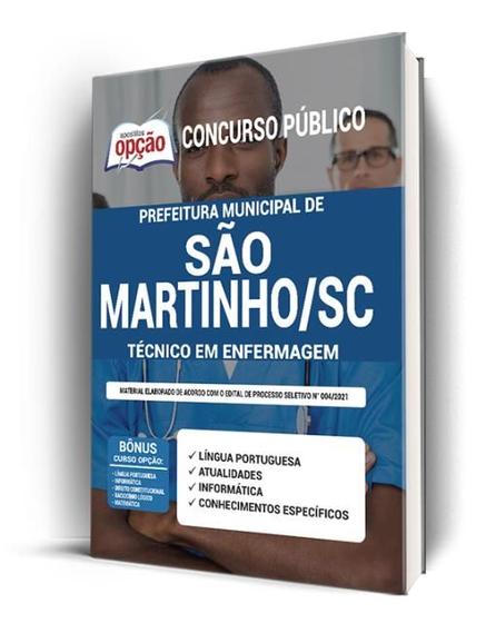 Imagem de Apostila Prefeitura de São Martinho - SC - Técnico em Enfermagem