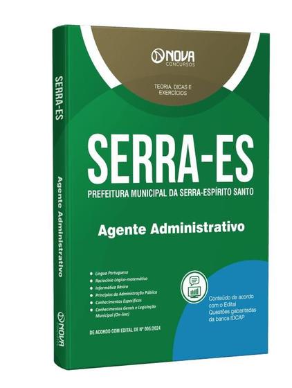 Imagem de Apostila Prefeitura de Serra - ES 2024 - Agente Adm