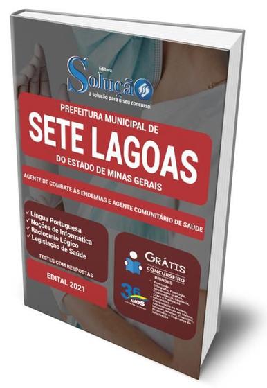 Imagem de Apostila Prefeitura de Sete Lagoas - MG - Agente de Combate ás Endemias e Agente Comunitário de Saúde