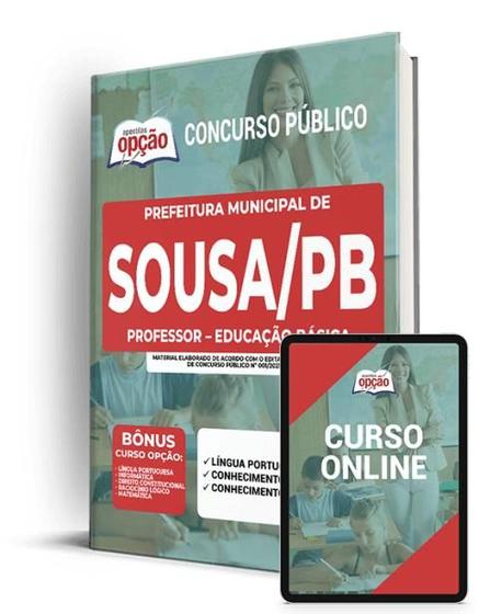 Imagem de Apostila Prefeitura de Sousa - PB - Professor  Educação Básica