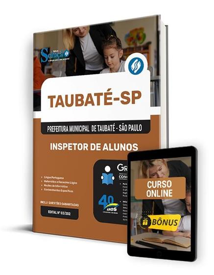 Imagem de Apostila Prefeitura de Taubaté - SP 2024 - Inspetor de Alunos