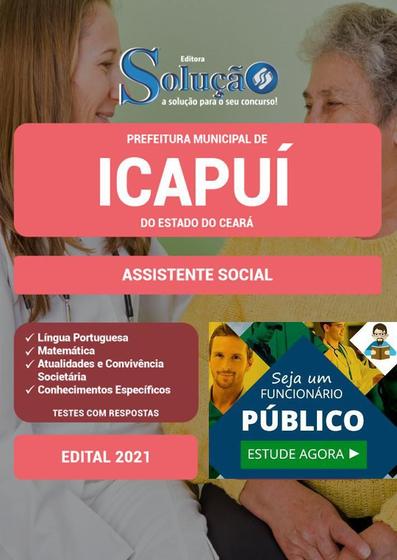 Imagem de Apostila Prefeitura Icapuí Ce - Assistente Social