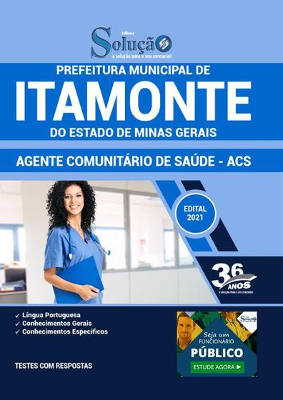 Imagem de Apostila Prefeitura Itamonte Mg - Agente Comunitário Saúde