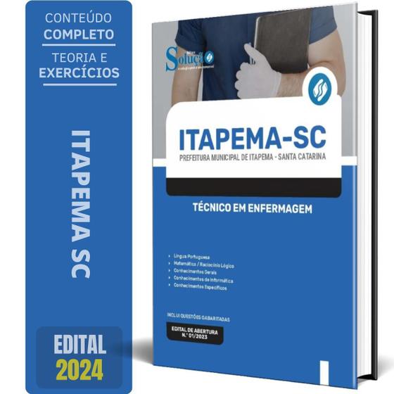 Imagem de Apostila Prefeitura Itapema Sc 2024 - Técnico Em Enfermagem