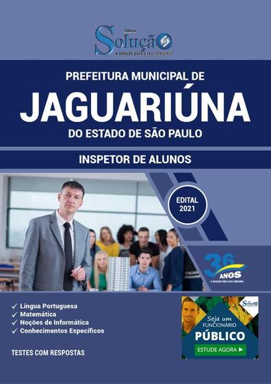 Imagem de Apostila Prefeitura Jaguariúna SP - Inspetor de Alunos