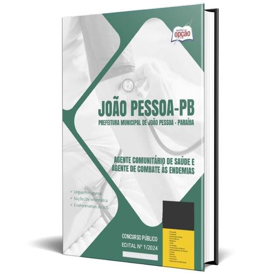 Imagem de Apostila Prefeitura João Pessoa Pb 2024 Agente Comunitário