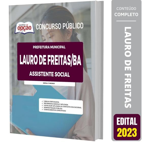 Imagem de Apostila Prefeitura Lauro Freitas Ba 2023 Assistente Social