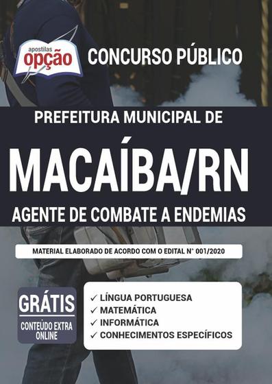 Imagem de Apostila Prefeitura Macaíba Rn - Agente Combate A Endemias