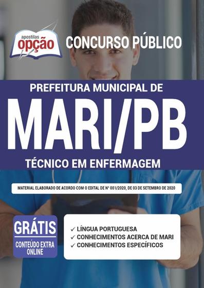 Imagem de Apostila Prefeitura Mari Pb - Técnico Em Enfermagem