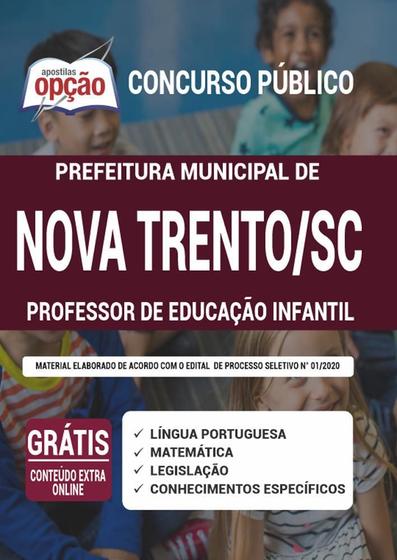 Imagem de Apostila Prefeitura Nova Trento Professor Educação Infantil