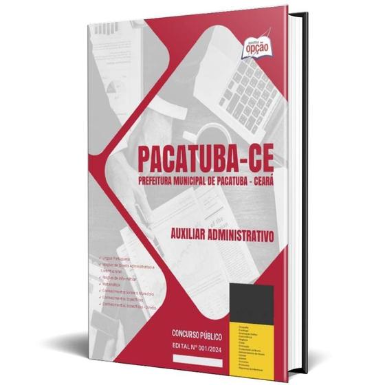 Imagem de Apostila Prefeitura Pacatuba Ce 2024 Auxiliar Administrativo