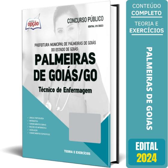 Imagem de Apostila Prefeitura Palmeiras Goiás Go 2024 Técnico