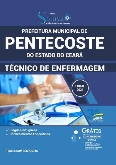 Imagem de Apostila Prefeitura Pentecoste Ce - Técnico De Enfermagem