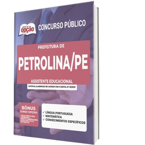 Imagem de Apostila Prefeitura Petrolina Pe- Assistente Deducional