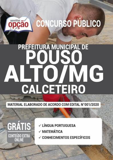 Imagem de Apostila Prefeitura Pouso Alto Mg - Calceteiro