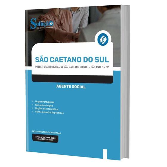 Imagem de Apostila Prefeitura São Caetano Do Sul Sp 2023 Agente Social