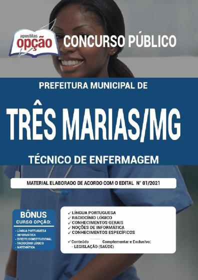 Imagem de Apostila Prefeitura Três Marias Mg - Técnico De Enfermagem