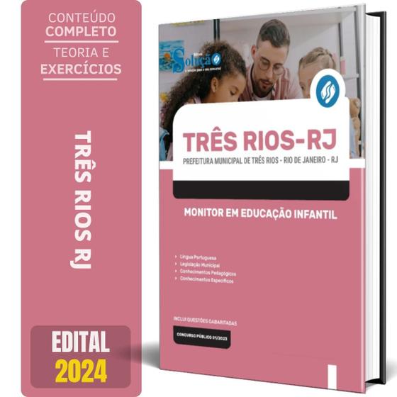 Imagem de Apostila Prefeitura Três Rios Rj 2024 Monitor Em Educação