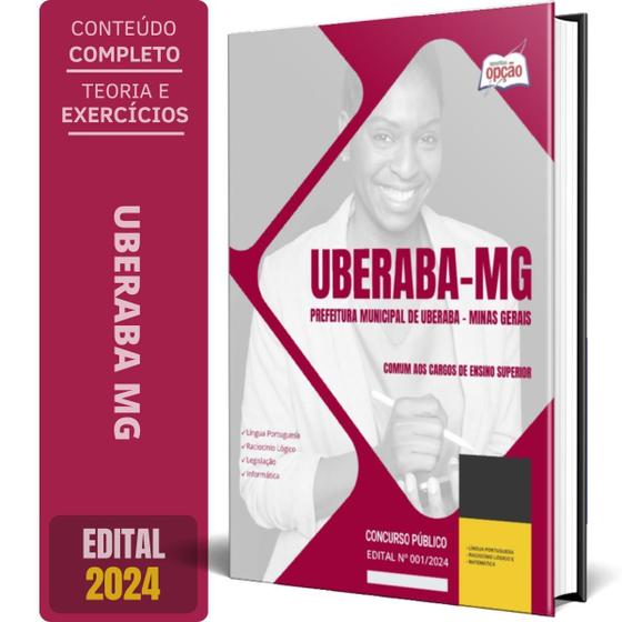 Imagem de Apostila Prefeitura Uberaba Mg 2024 Comum Aos Cargos Ensino