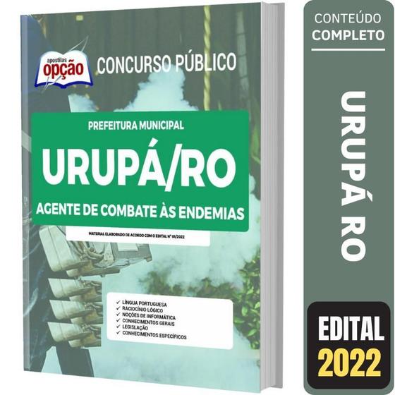 Imagem de Apostila Prefeitura Urupá Ro - Agente Comunitário De Saúde