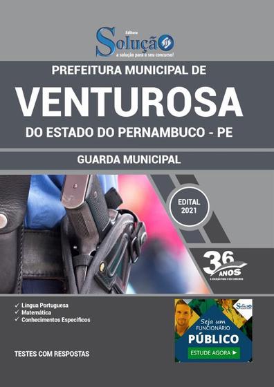 Imagem de Apostila Prefeitura Venturosa Pe - Guarda Municipal