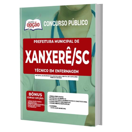 Imagem de Apostila Prefeitura Xanxerê Sc - Técnico Em Enfermagem