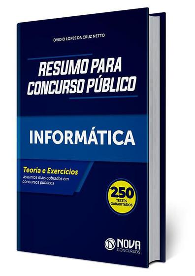 Imagem de Apostila Resumos Para Concurso Público 2019 - Informática