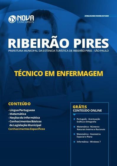 Imagem de Apostila Ribeirão Pires-Sp 2020 - Téc Enfermagem