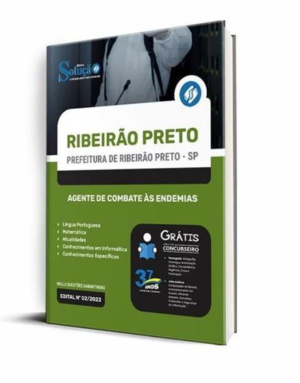 Imagem de Apostila Ribeirão Preto Sp 2023 - Agente Combate Às Endemias