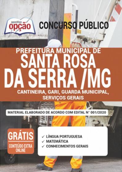 Imagem de Apostila Santa Rosa Da Serra Mg - Guarda Municipal E Gari