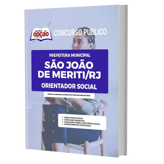 Imagem de Apostila São João De Meriti Rj - Orientador Social