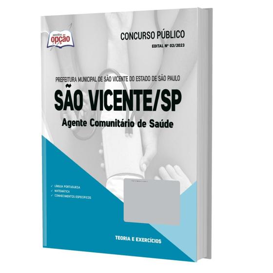 Imagem de Apostila São Vicente Sp 2023 - Agente Comunitário De Saúde