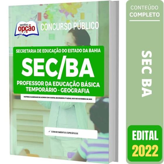 Imagem de Apostila Sec Ba -Professor Temporário De Geografia