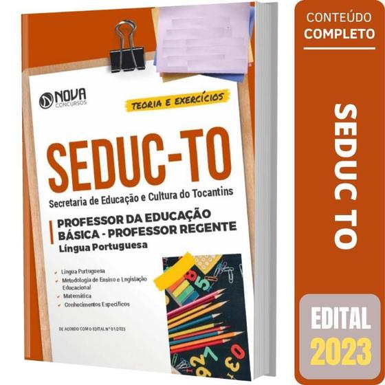 Imagem de Apostila SEDUC-TO - Professor da Educação Básica - Professor Regente - Língua Portuguesa