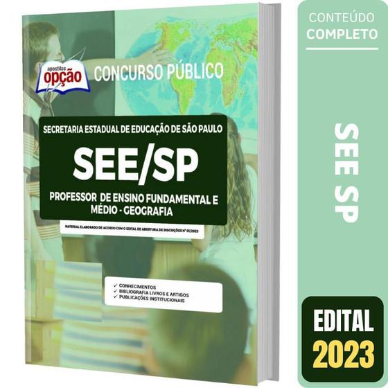 Imagem de Apostila See Sp - Professor Fundamental E Médio Geografia