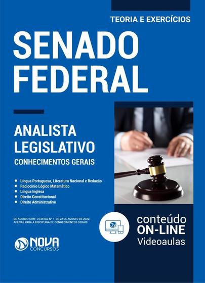 Imagem de Apostila Senado Federal - Analista Legislativo - Conhecimentos Gerais - Nova Concursos