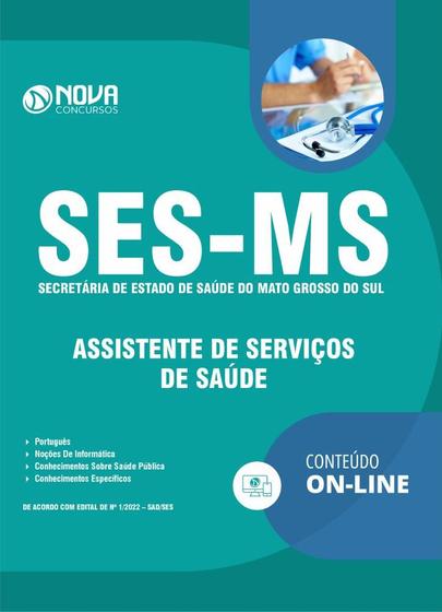 Imagem de Apostila SES-MS - Assistente de Serviços de Saúde