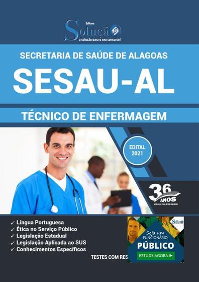 Imagem de Apostila Sesau Al - Técnico De Enfermagem